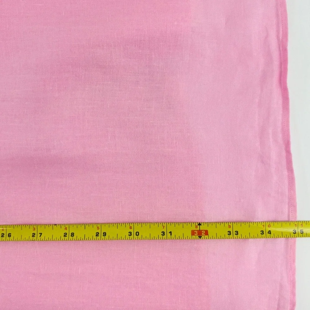 Polo Ralph Lauren Mens 1XB Pink 100% Linen Short Sleeve Untucked Fit Shirt - Picture 9 of 9